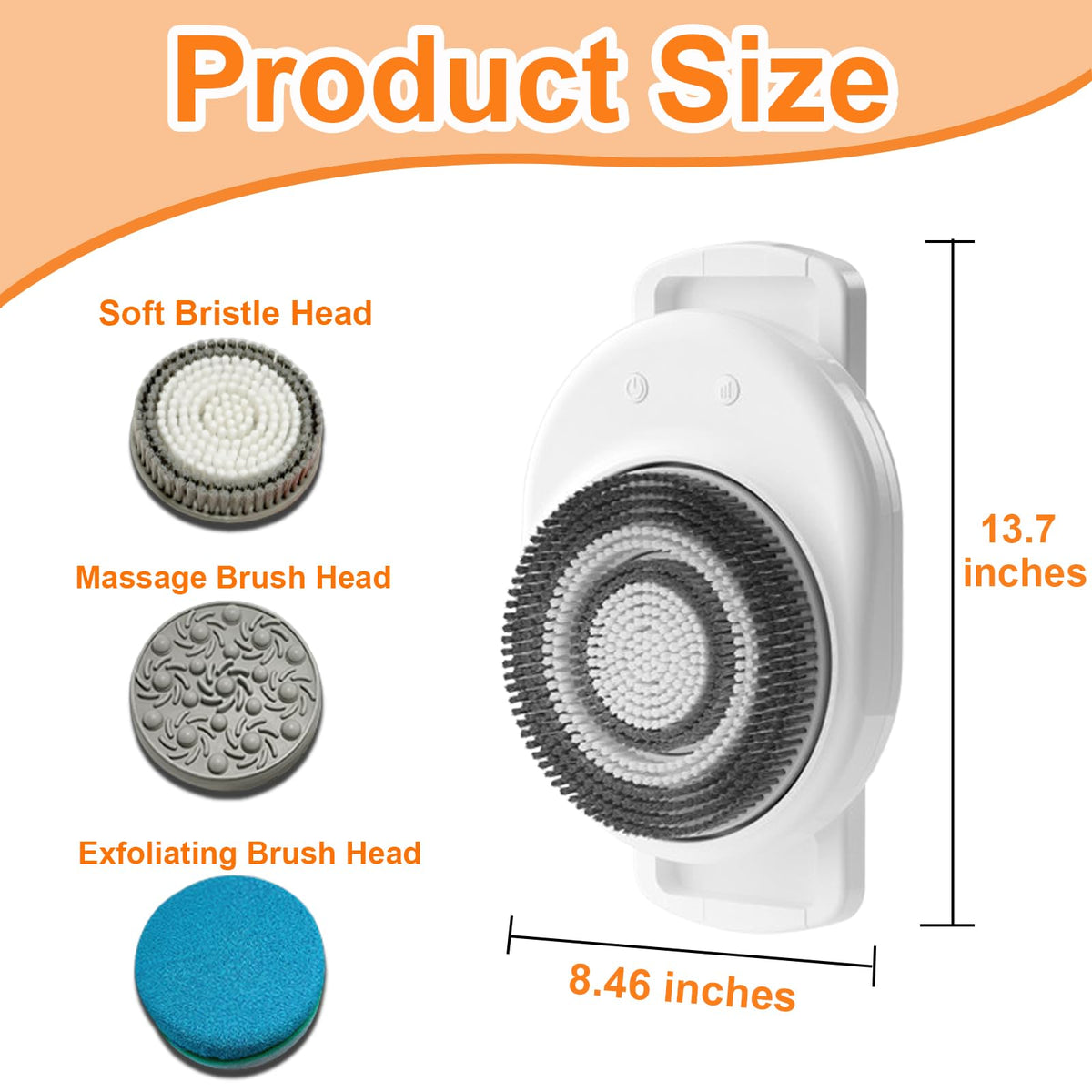 Lvrunben IPX7 waterproof design for shower use.