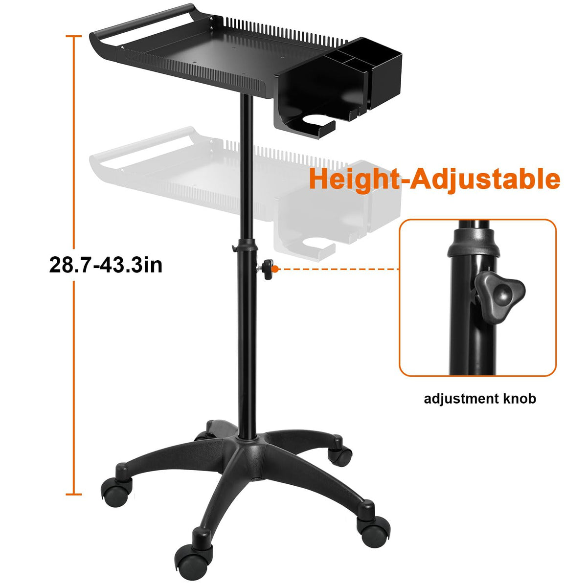 LWADALN Coloring Tray with Holder stores color tools within easy reach.
