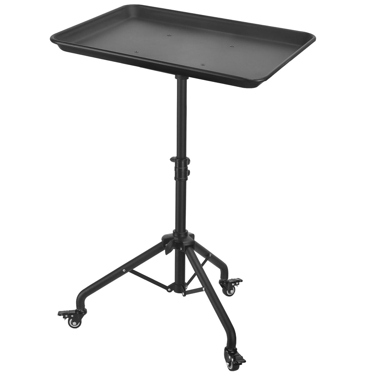 LWADALN Salon Tray Cart front view shows sturdy frame for mobile beauty work.