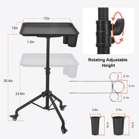 LWADALN tool holder integrated for curling irons and brushes.