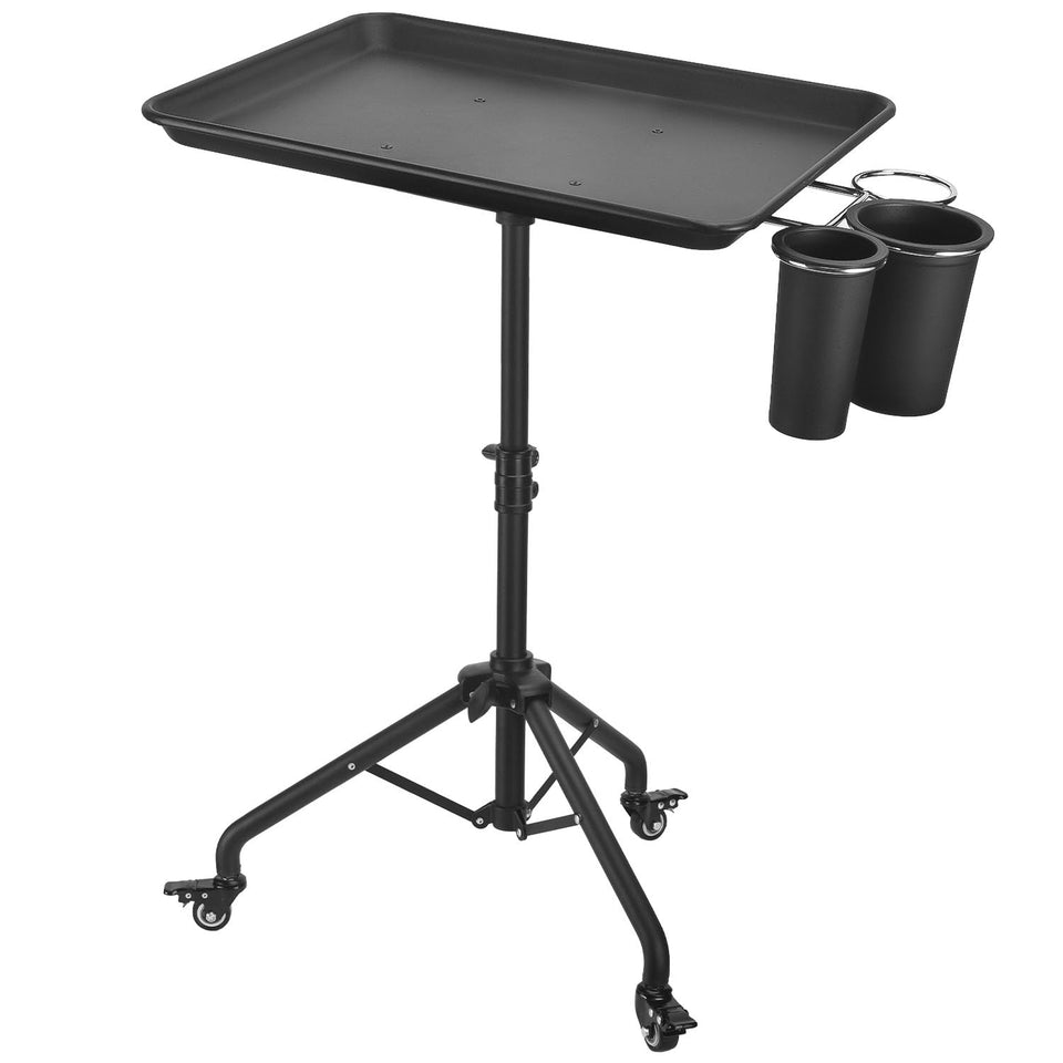 LWADALN salon tray cart with top storage keeps tools organized.