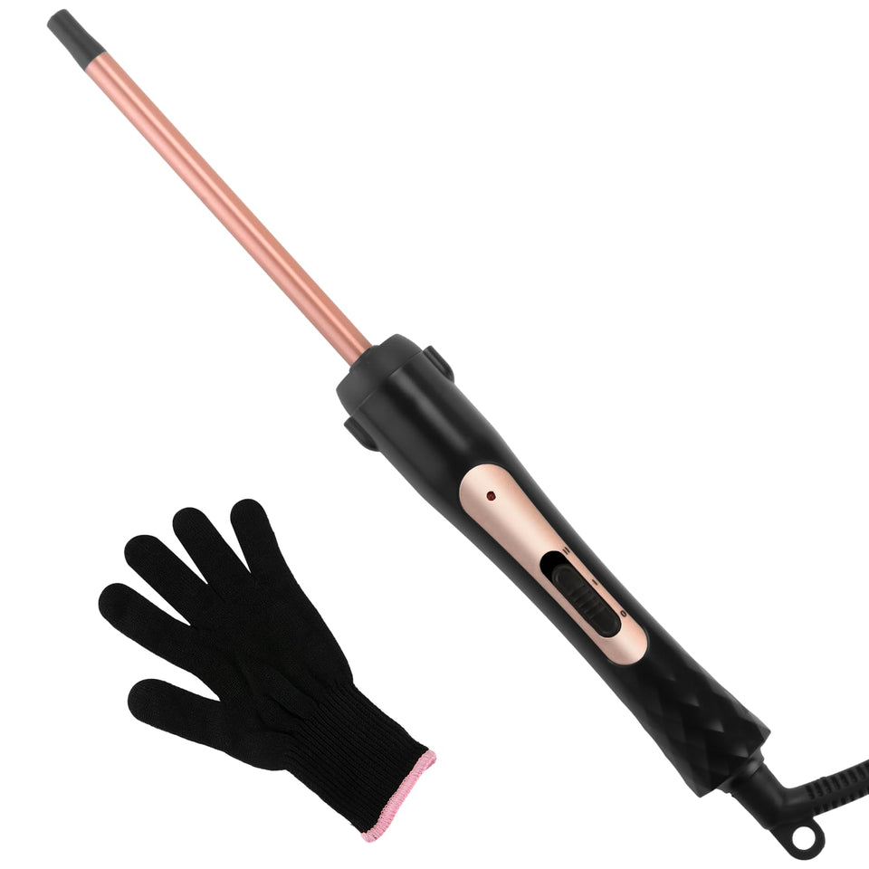 LXMTOU 3-8 inch curler small wand for tight, long-lasting curls