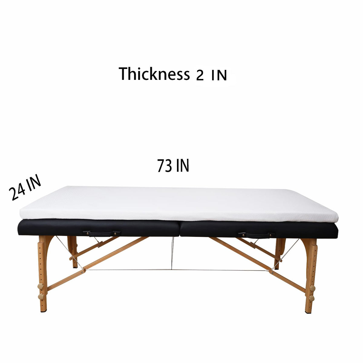 Lxztayuk Lash Bed topper non-slip bottom keeps the surface stable