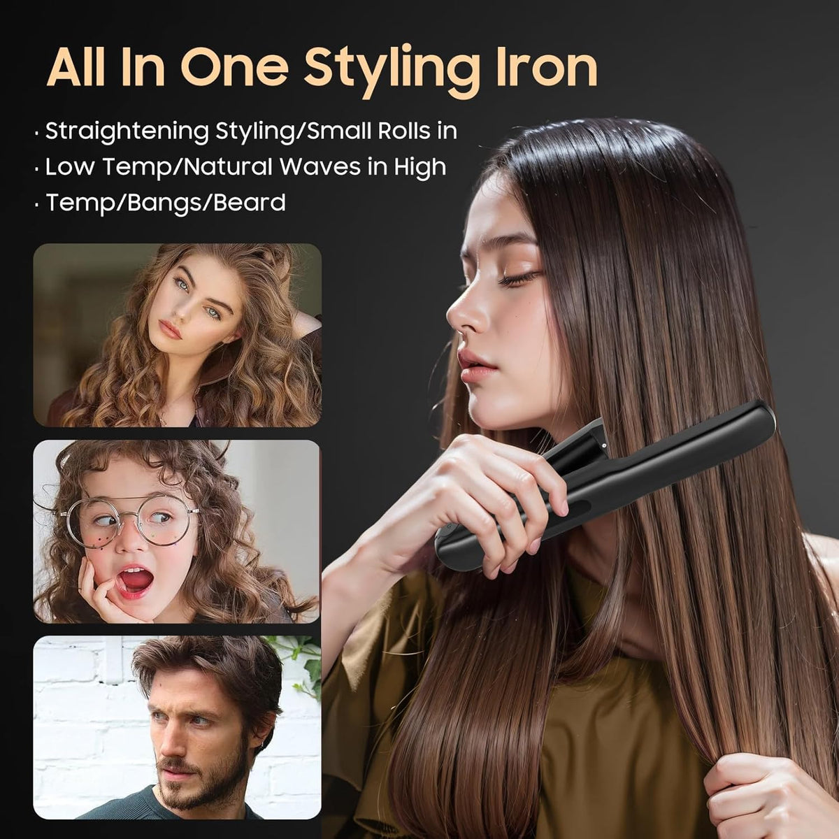 LYFDUW 4000 mAh battery with USB-C charging enables cordless styling.