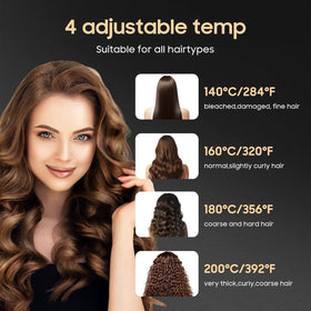 LYFDUW PTC ceramic heater with titanium coating for smoother hair.