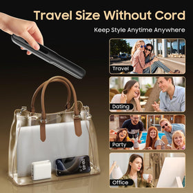 LYFDUW travel-size design fits bags for styling anywhere.