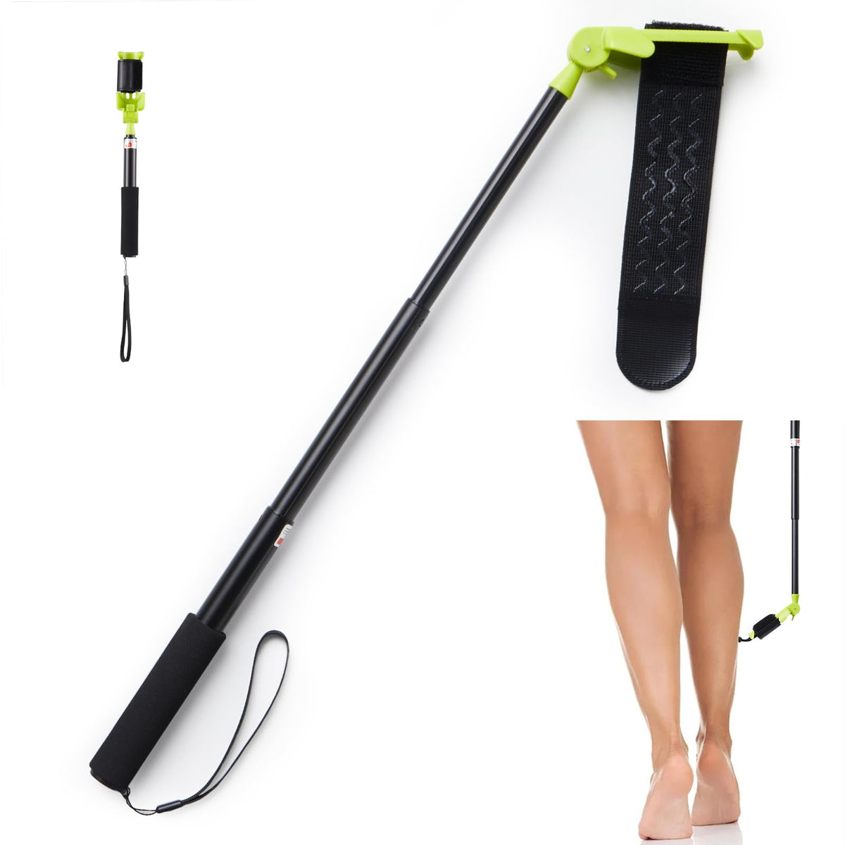LYIGEOL back shaver extension with adjustable angle for comfortable legs and back reach.