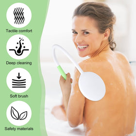 LYIGEOL back brush features an easy-dry hole for quick storage
