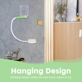 LYIGEOL curved handle eases washing with reduced arm strain