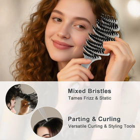 Lynnieëlle brush vented paddle improves airflow for faster drying