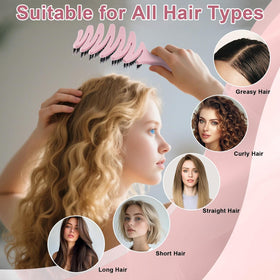 Lynnieëlle vented-bristle detangler promotes air circulation during brushing.