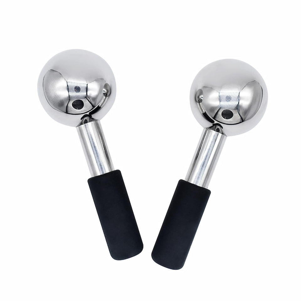 LYNSYXDD stainless steel ice globes on the face for cooling facial massage