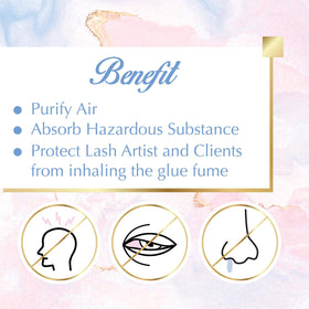 Lyon Lash gel helps protect clients from adhesive fumes during sessions