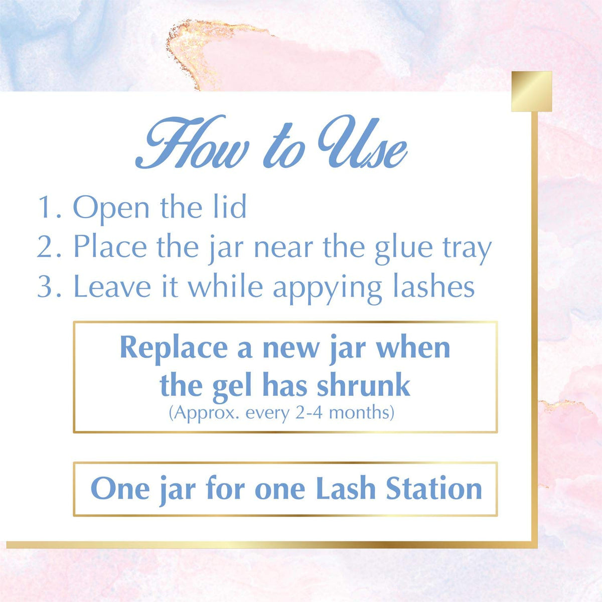 Lyon Lash gel provides eye comfort after long lash appointments