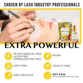 Lyon Lash USA-designed and Korea-made glue ensures consistent quality in salons.