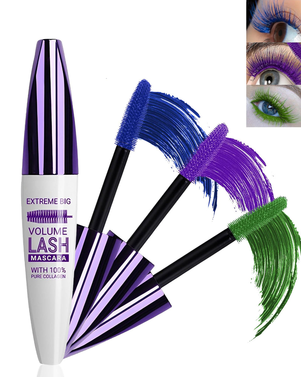 LYSdefeu 5D blue lash mascara for vivid daytime color and long-lasting definition