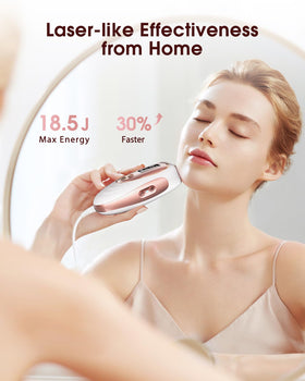 LYSMOSKI IPL underarms application for quick grooming