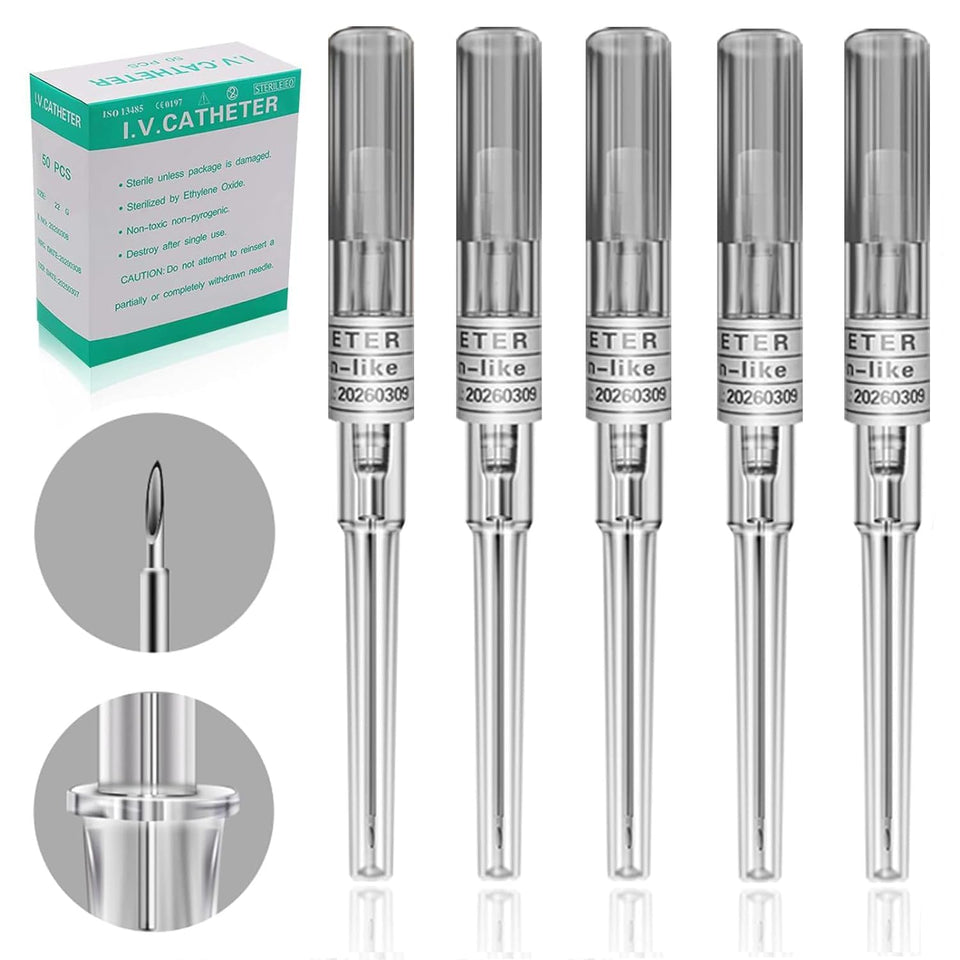 Lyuxzad 16G catheter piercing kit in sealed packaging for clean use.