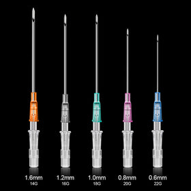 Lyuxzad 316L stainless steel catheter needle designed for precision.