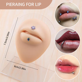 Lyuxzad ear model ready for gentle, risk-free piercing exploration