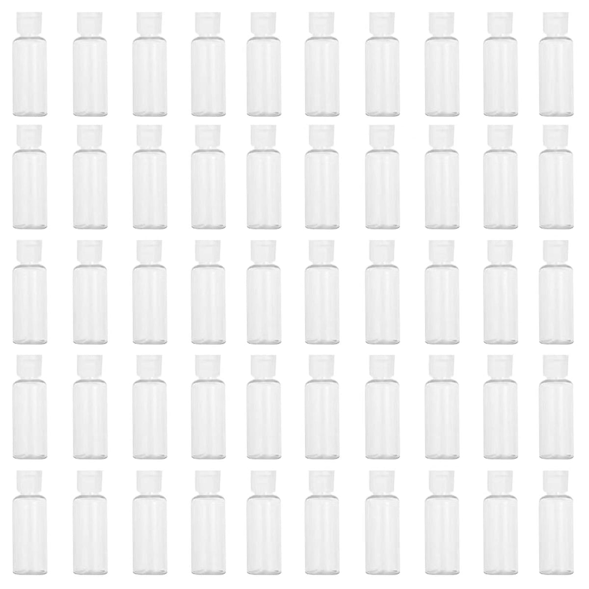 LZCNM 50ml travel bottles with flip cap for leak-free on-the-go use