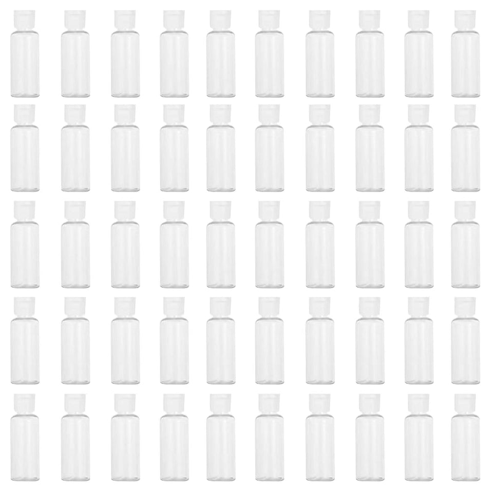 LZCNM 50ml travel bottles with flip cap for leak-free on-the-go use
