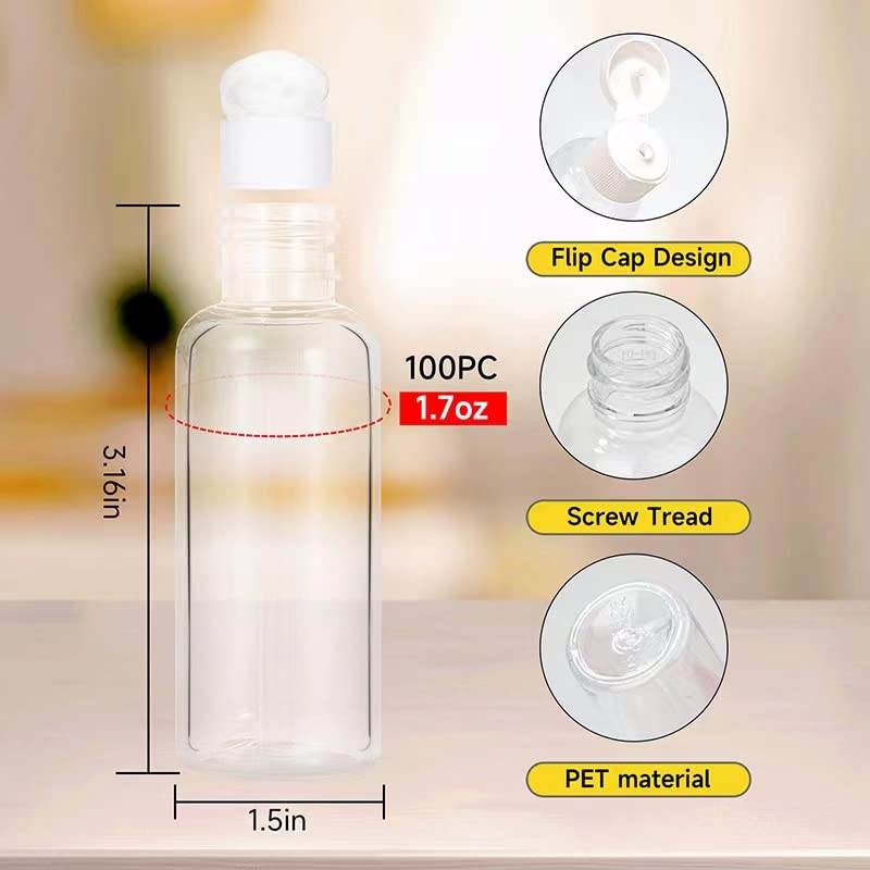 LZCNM BPA-free transparent PET bottle shown for safe travel