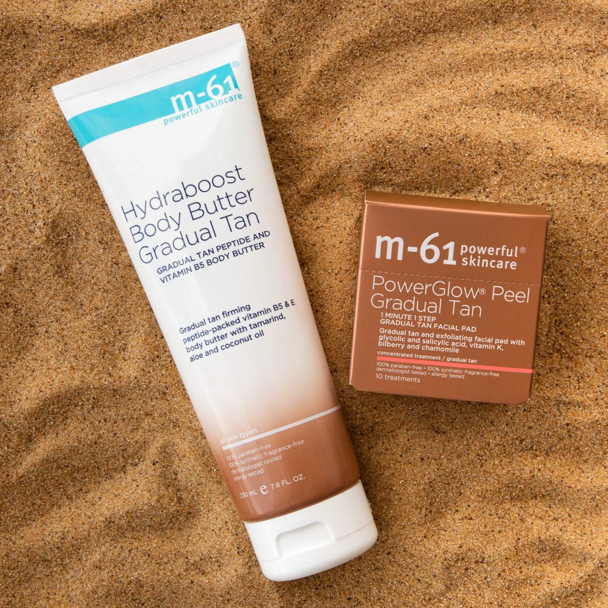 m-61 Hydraboost gradual tan butter made in Italy for premium quality