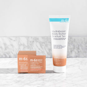 m-61 Hydraboost gradual tan butter with peptides for firmer-feeling skin
