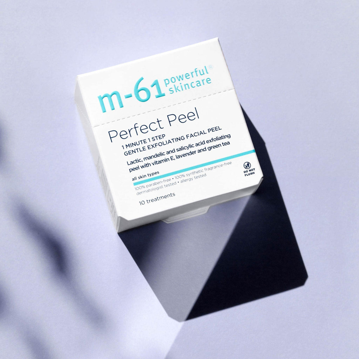 M-61 Perfect Peel close-up shows refined skin texture after use
