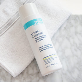 m-61 Power Cleanse daily routine, simple cleansing for refreshed skin