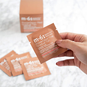 Fine lines softened by m-61 PowerGlow Peel application