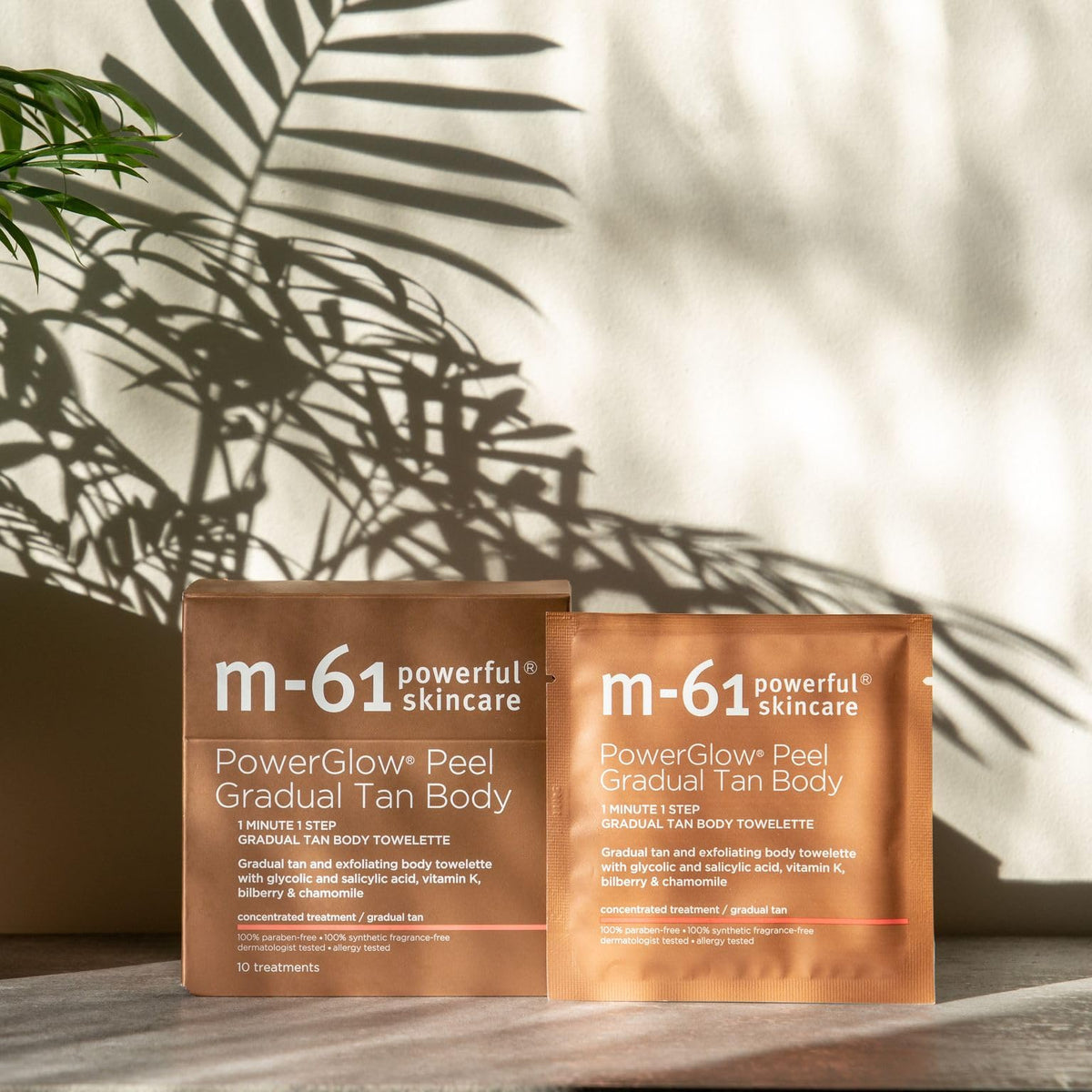 Made in USA stamp associated with m-61 PowerGlow Peel