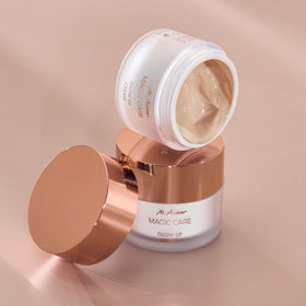 Germany-made label on tube signals vegan premium skincare