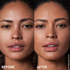 M. Asam Magic Finish Deep Teint Mousse applied with brush for easy blending.