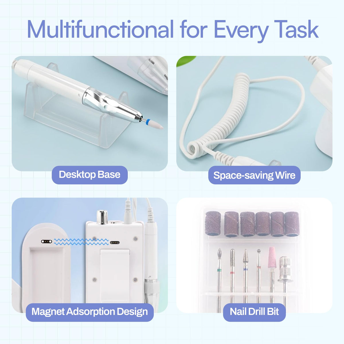 M Beauty Studio M GEM charging dock for easy recharge between appointments.