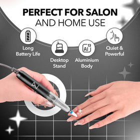 M Max cordless-recharge emphasizes long-lasting battery life