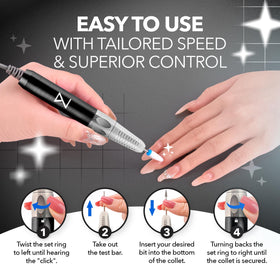 M Beauty Studio M Max desktop-portable use shows versatile setup