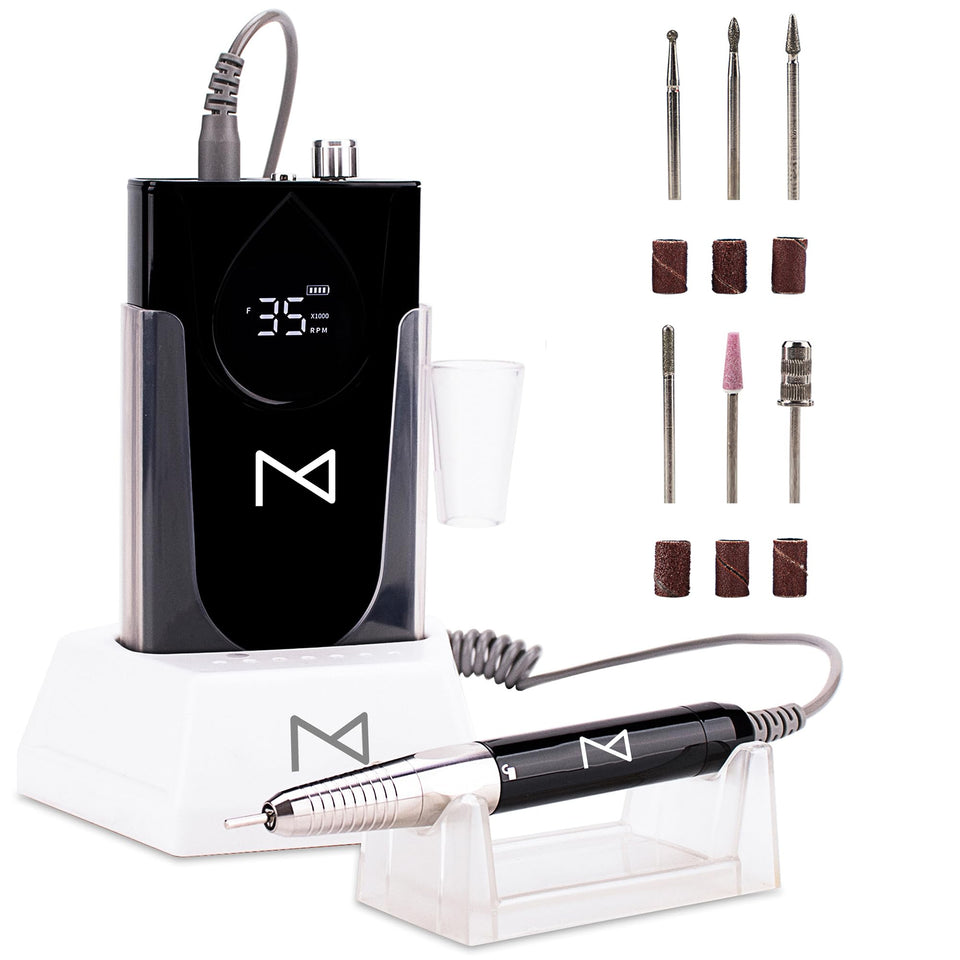 M Beauty Studio M Max nail drill front view for precise shaping