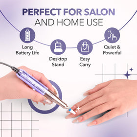 M Beauty Studio M Mase nail drill 2 in 1 design for professional and home use