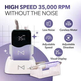 M Beauty Studio M Mase nail drill 35000 rpm performance with whisper quiet operation