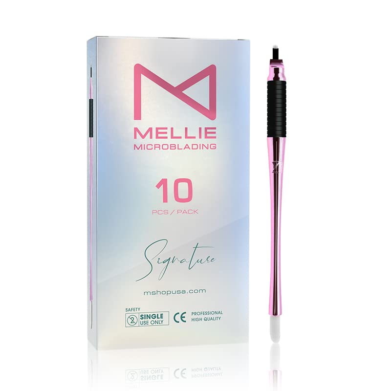 M Beauty Studio Mellie's Signature Microblading Pen pack for safe, professional brow artistry.