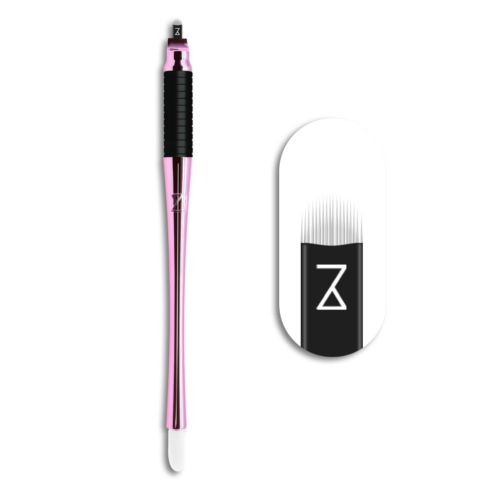 M Beauty Studio Non-slip ergonomic grip for precise microblading control.