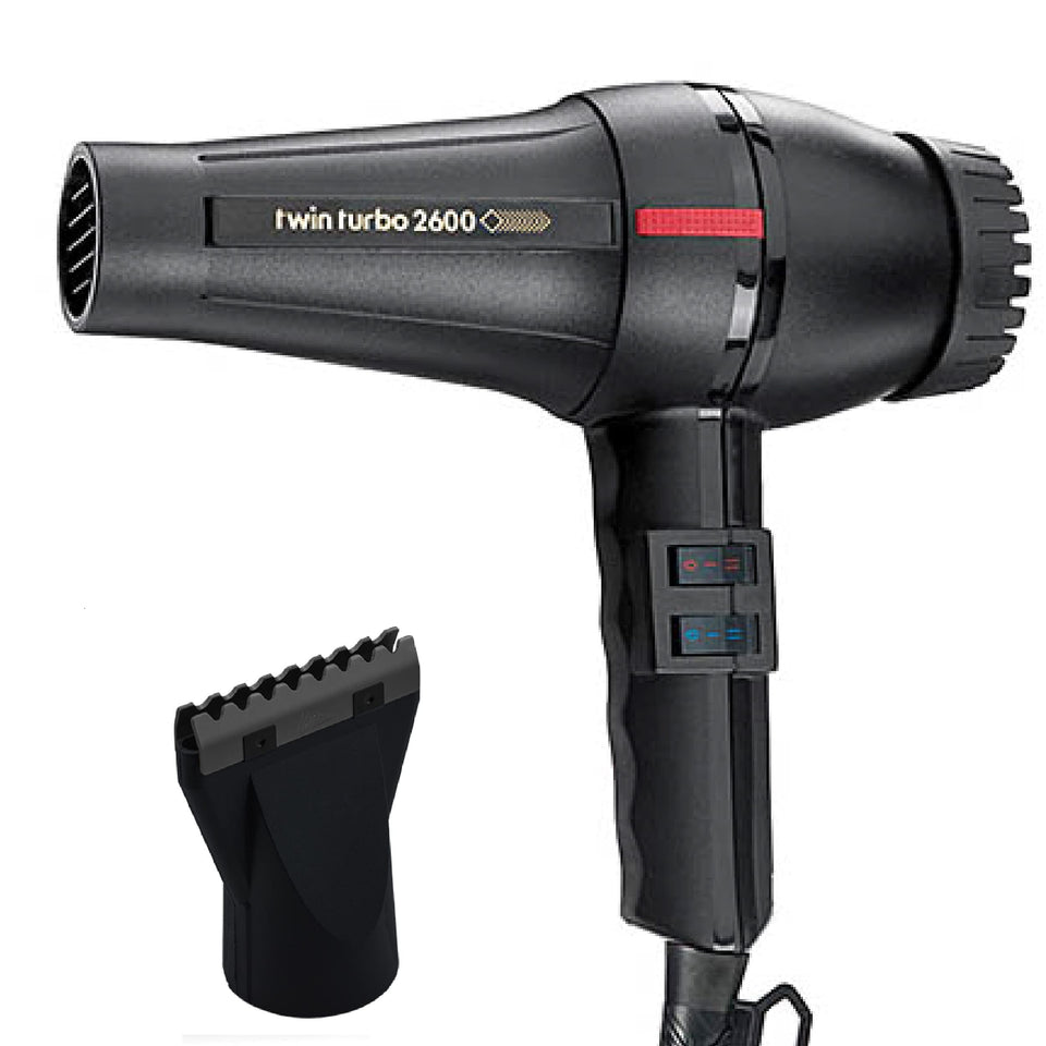 M Hair Designs Turbo Power 2600 dryer front view for fast, professional results