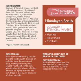 M3 Naturals Himalayan Salt Scrub face scrub brightens and polishes facial skin