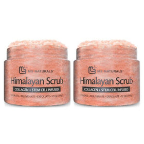 M3 Naturals Himalayan Salt Scrub foot scrub exfoliates rough skin for smoother feet
