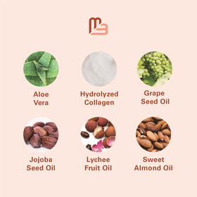 M3 Naturals Himalayan Salt Scrub lychee oil supports antioxidant-rich nourishment