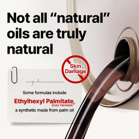 ma:nyo MANYO Pure Cleansing Oil texture shows smooth, lightweight formula.