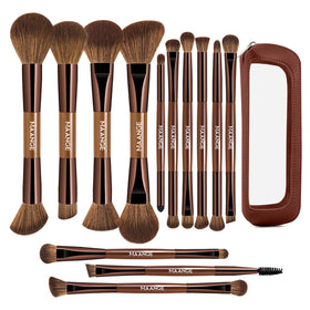 MAANGE 13-piece foundation brush set with bag for even, seamless skin tone