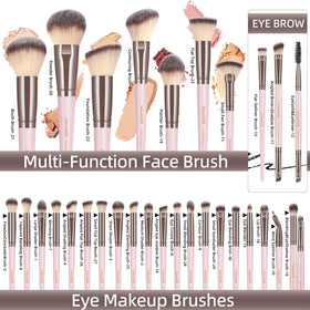 MAANGE foundation-brush from the set for smooth, even coverage